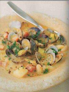 ragout1 226x300 - Ragoût de clams aux pommes de terre et aux haricots secs