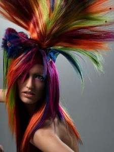 Wild and colourful 225x300 - crazy hairstyles