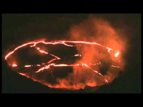 L'activité volcanique en Erta Ale à l'Ethiopie