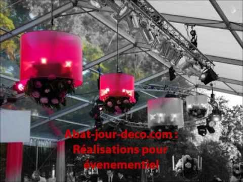 Abat-jour-deco.com, fabrication d'abat-jour et luminaires pour événements et salons professionnels