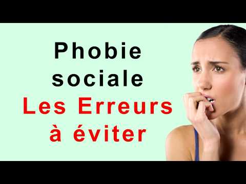 Phobie sociale traitement phobie sociale