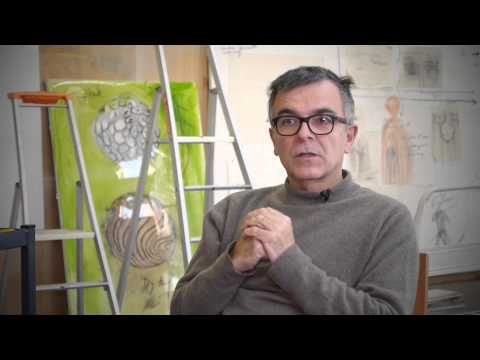 Portrait de Fabrice Hyber - Artiste dessin (peinture, sculpture, installation, vidéo)