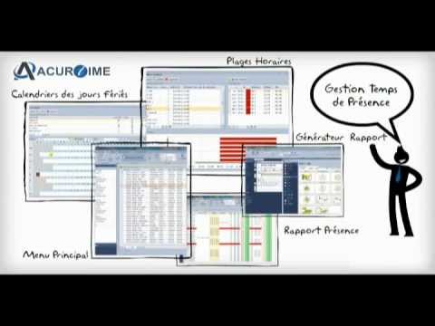Solution Gestion du Temps de Présence AcurTime