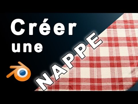 blender tutoriel #2 : créer une nappe en tissu