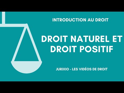 Droit et sciences positives