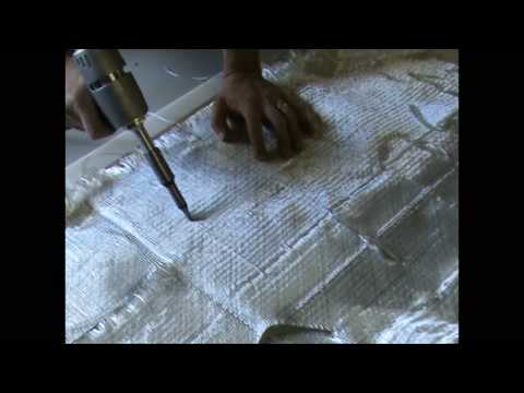 Ultrasonic cutting of composite textiles (glass, carbon, aramid)