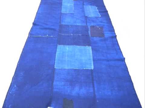 Japanese Antique Indigo Boro Textile