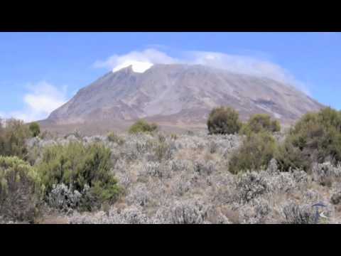 Les volcans en Afrique: Kilimandjaro, Tanzanie